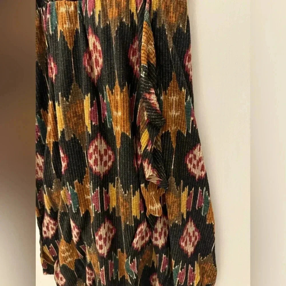 Free People All Wrapped Up Midi Dress with Crochet Features and V Neck Y2K - Picture 5 of 10